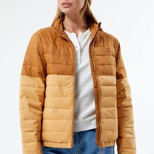 Billabong NEVER STOP Caramel Zip-Up Jacket